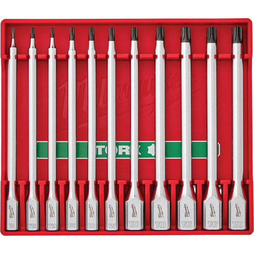 Long Bit Socket Set, Torx&reg;, 1/4"/3/8" Drive, 11 Pcs We Share Industrial Supply