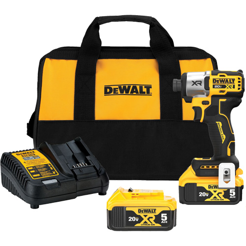 MAX* XR&reg; 3-Speed Impact Driver Kit, 1/4", 1825 in-lbs Max. Torque, 20 V, Lithium-Ion We Share Industrial Supply
