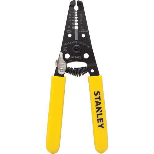 Wire Stripper, 6" L, 10 - 20 AWG We Share Industrial Supply