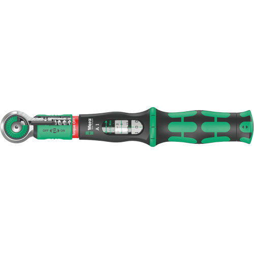 Cl&eacute; dynamom&eacute;trique Safe-Torque A 1, &agrave; cliquer, Entraînement 1/4" carr&eacute;, 2 - 9 lb-pi We Share Industrial Supply