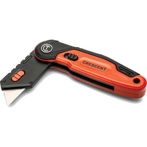 Folding Utility Knife, 1" Blade, Steel Blade, Aluminum Handle We Share Industrial Supply