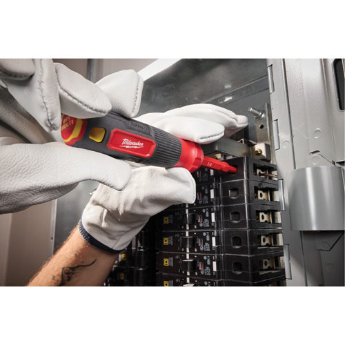 2-in-1 1000V Insulated Flip Shank Multi-Bit Screwdriver, 8-4/5" L, Cushion Grip Handle We Share Industrial Supply