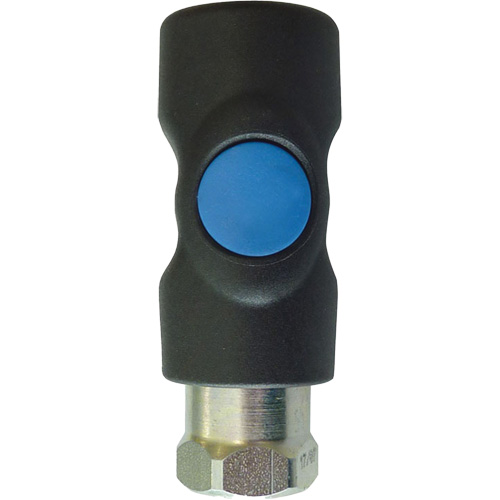Raccord industriel rapide TOPQUIK S1, Composite en polyester/Acier inoxydable, 1/4", NPT femelle, 174 PSI We Share Industrial Supply