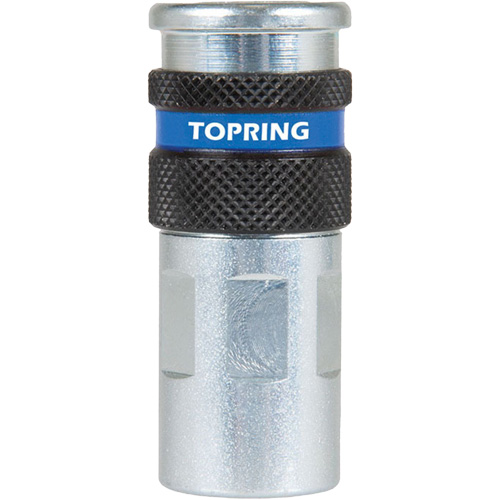 Raccord industriel rapide QUIKSILVER 2, Acier zingu&eacute;, 1/4", NPT femelle, 362 PSI We Share Industrial Supply