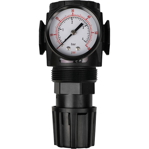 MODULAIR 300 Compressed Air Regulator, 1/2" NPT, 300 psi Max. PSI, In Line/Modular We Share Industrial Supply