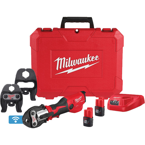 M12 FORCE LOGIC Press Tool Kit with ONE-KEY with CTS-V Jaws, 1/2" - 1", Power Driven We Share Industrial Supply