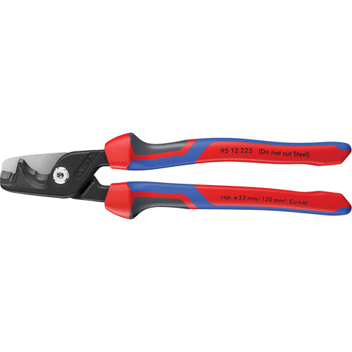 StepCut&reg; XL Cable Shears with KNIPEXTEND Handle, 9" We Share Industrial Supply