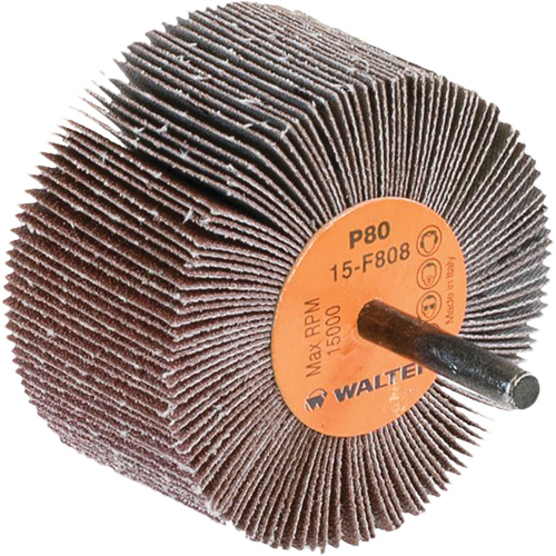 Disques &agrave; lamelles - Meules &agrave; lamelles Coolcut, Oxyde d'aluminium, Grain 80, 3" x 1-1/2" x 1/4" We Share Industrial Supply