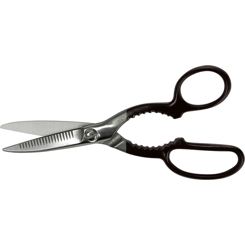 Ciseaux de cuisine, Longueur de coupe de 2-5/8", Poign&eacute;e Anneaux We Share Industrial Supply