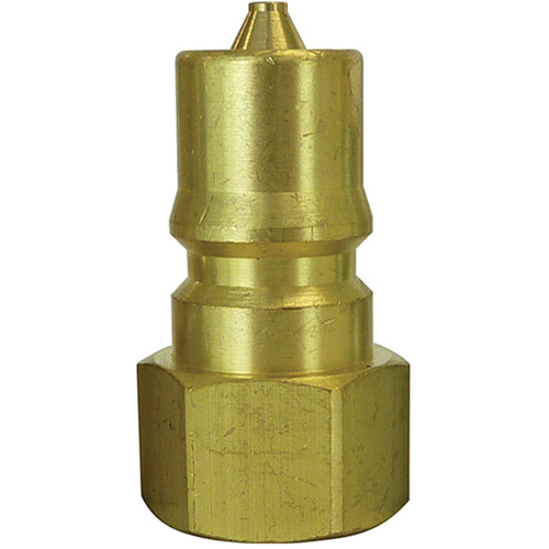 Bouchon pour raccord hydraulique rapide, 1" dia., Laiton We Share Industrial Supply