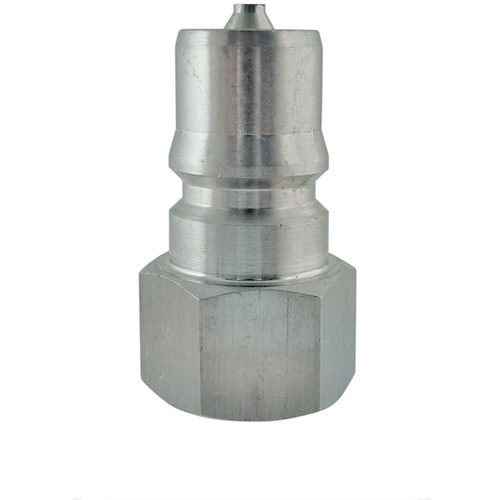 Hydraulic Quick Coupler - Plug, Stainless Steel, 3/8" Dia. We Share Industrial Supply