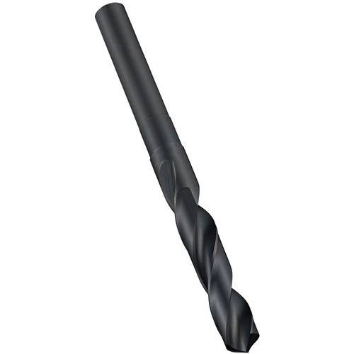 Reduced Parallel Shank Drill Bit, 55/64", High Speed Steel, 3" Flute, 118° Point We Share Industrial Supply