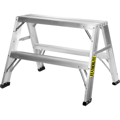 Chevalet de sciage industriel, 2' ha x 31,9375" la x 23,50" pr, Capacit&eacute; de 300 lb, Aluminium We Share Industrial Supply