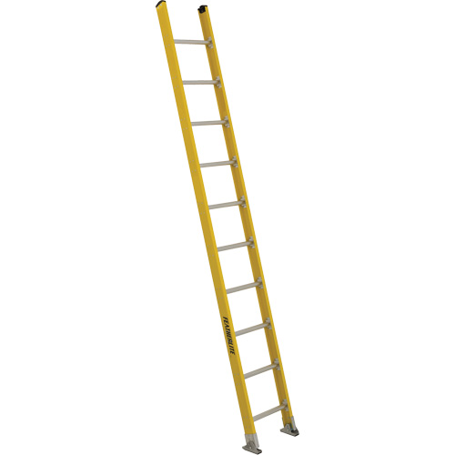 Industrial Extra Heavy-Duty Straight Ladders (5600 Series), 10', Fibreglass, 375 lbs., CSA Grade 1AA We Share Industrial Supply