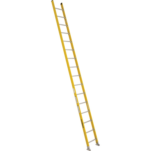 Industrial Extra Heavy-Duty Straight Ladders (5600 Series), 16', Fibreglass, 375 lbs., CSA Grade 1AA We Share Industrial Supply