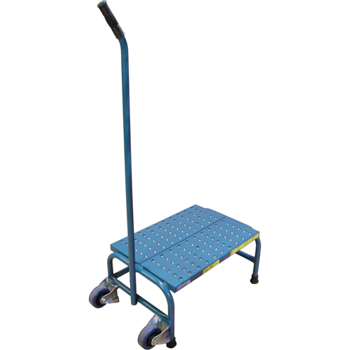 Tilt-N-Roll Step Stands, 1 Step(s), 16" L x 29" W x 12" H, 300 lbs. Capacity We Share Industrial Supply
