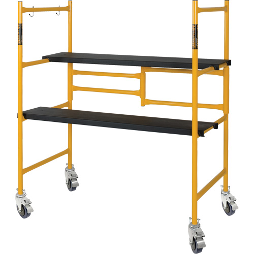 Ensemble de petit &eacute;chafaudage de base de 4' Jobsite Series, Cadre Acier, 41" p x 45-3/4" h We Share Industrial Supply