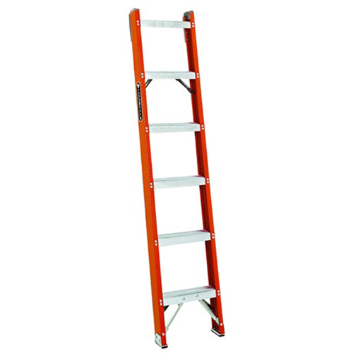 FH1000 Series Industrial Heavy-Duty Shelf Ladders, 6', Fibreglass, 300 lbs., CSA Grade 1A We Share Industrial Supply