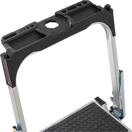 Tilt & Roll Step Stool Ladder, 3 Steps, 34" x 22" x 50.75" High We Share Industrial Supply