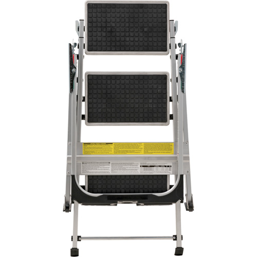 Tilt & Roll Step Stool Ladder, 3 Steps, 34" x 22" x 50.75" High We Share Industrial Supply