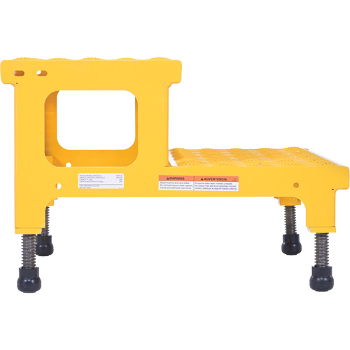 Adjustable Step-Mate Stand, 2 Step(s), 23-13/16" W x 22-7/8" L x 15-1/4" H, 500 lbs. Capacity We Share Industrial Supply