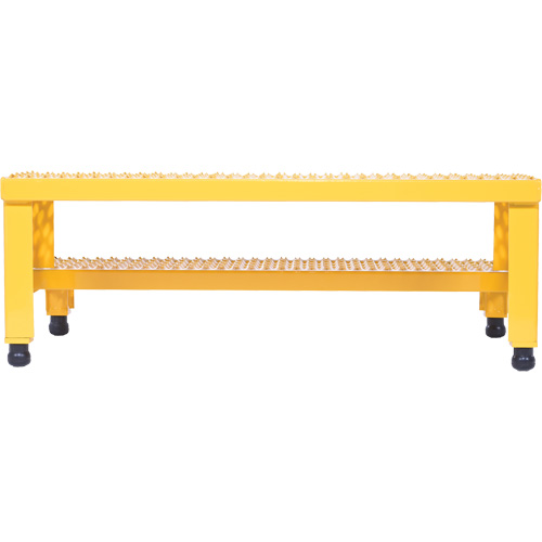 Adjustable Step-Mate Stand, 2 Step(s), 36-3/16" W x 22-7/8" L x 15-1/4" H, 500 lbs. Capacity We Share Industrial Supply