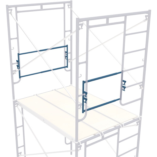 Garde-corps dextr&eacute;mit&eacute; extensible pour l'&eacute;chafaudage, Barre de retenue, 21" h We Share Industrial Supply