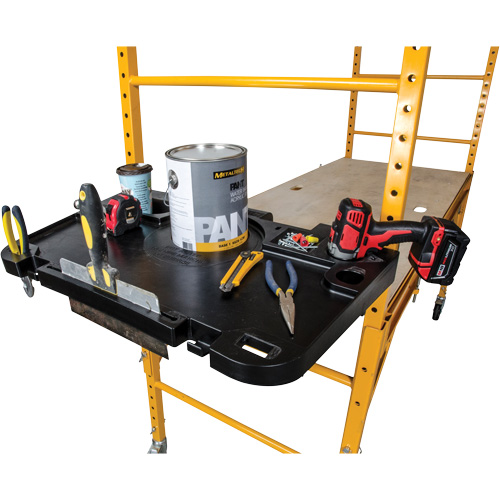 Tablette &agrave; outils pour &eacute;chafaudage We Share Industrial Supply