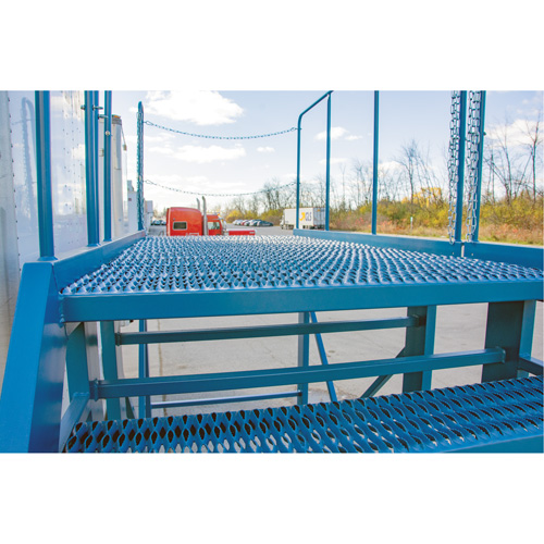 &eacute;chelle &agrave; neige, Acier, 10 Marches, 99" ha, 85-1/2" p, 48" Marche, Stri&eacute; We Share Industrial Supply