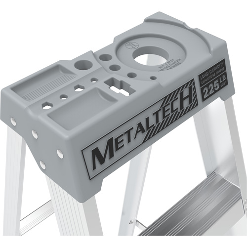 Escabeau avec plateau &agrave; peinture, 8', Aluminium, Capacit&eacute; 225 lb, Type 2 We Share Industrial Supply