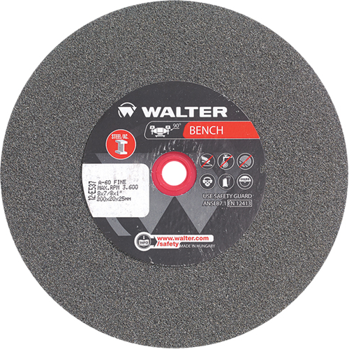 Bench Grinding Wheels, 8" x 7/8", 1" Arbor, 1 We Share Industrial Supply