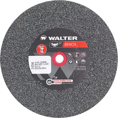 Bench Grinding Wheels, 8" x 1", 1" Arbor, 1 We Share Industrial Supply