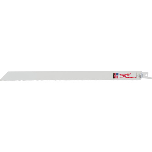 Lame de scie alternative Sawzall, Bim&eacute;tal, 10/14 Dents par pouce, 12" lo We Share Industrial Supply