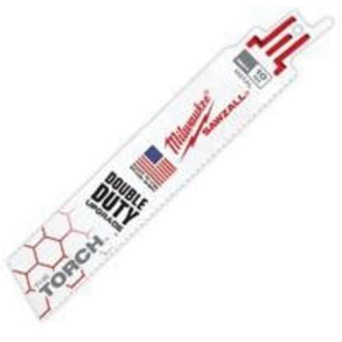 Lames The Torch Sawzall, Bim&eacute;tal, 10 Dents par pouce, 6" lo x 1" la We Share Industrial Supply