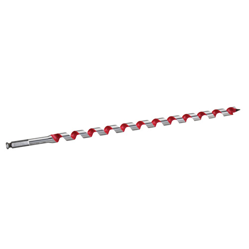 Longue m&egrave;che h&eacute;licoidale pour perceuse, Diam&egrave;tre de 3/4", Cannelure 15", Tige 7/16" hexagonal We Share Industrial Supply