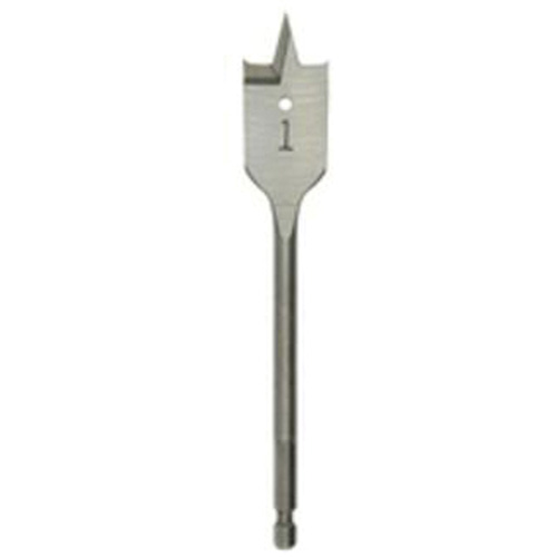M&egrave;che plate, Diam&egrave;tre de 1-1/8", Tige 1/4" hex, Longeur de 6" We Share Industrial Supply