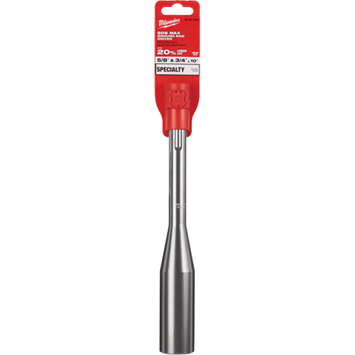 Marteau pour tige de mise &agrave; la terre SDS-Max, Embout 3/4"/5/8", Prise 3/4", Longueur 10" We Share Industrial Supply