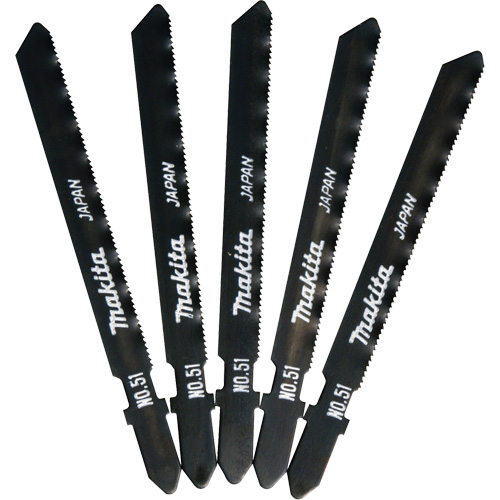 Lame de scie sauteuse, Acier rapide, Tige en T, 3-1/2" lo, 24 dents par pouce We Share Industrial Supply