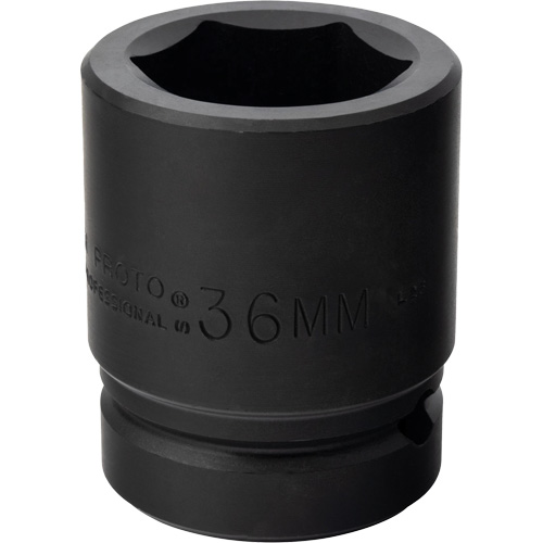 Socket, Impact, 36 mm, 1" Drive, 6 Points We Share Industrial Supply