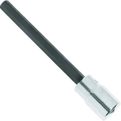 Extra-Long Bit Socket, Hex, 1/4" x 4-5/8" L, 1/2" Square Drive Drive We Share Industrial Supply