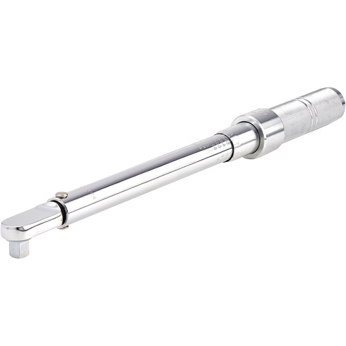 Cl&eacute; dynamom&eacute;trique microm&eacute;trique &agrave; t&ecirc;te fixe, &agrave; cliquer, Entraînement 3/8" carr&eacute;, 16-80 lb-pi We Share Industrial Supply