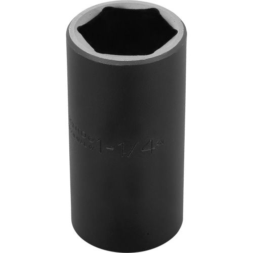 Socket, Impact, 1-1/4", 1/2" Drive, 6 Points, Deep We Share Industrial Supply