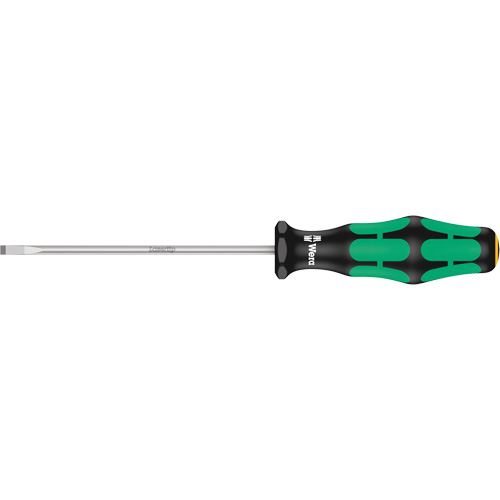 Tournevis pour vis &agrave; fente, Tige de 3,5 mm, Ronde, 7-1/8" lo, Prise en Plastique We Share Industrial Supply