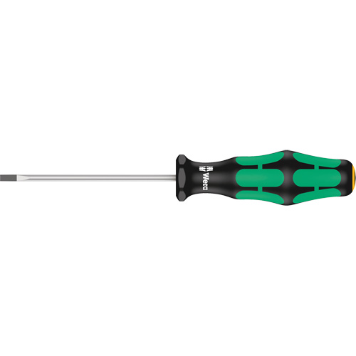 Tournevis pour vis &agrave; fente, Tige de 1/8", Ronde, 6-5/16" lo, Prise en Plastique We Share Industrial Supply