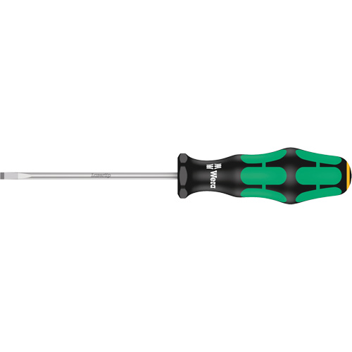 Tournevis &agrave; fente, Tige de 4 mm, Ronde, 7-25/32" lo, Prise en Plastique We Share Industrial Supply