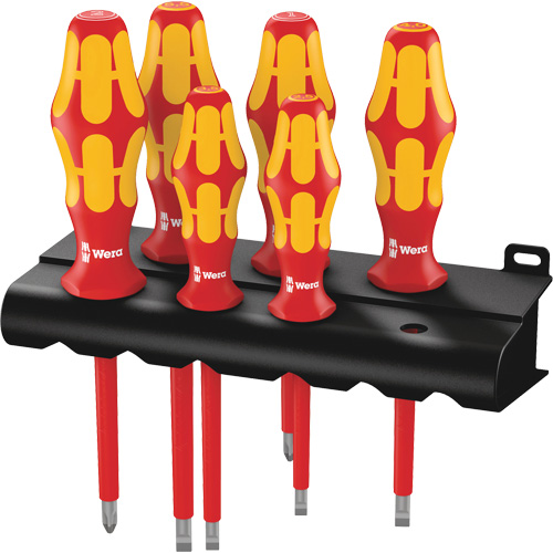 Jeu de tournevis isol&eacute;s, 1000 V, 6 M We Share Industrial Supply