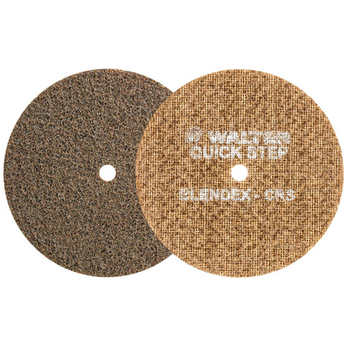 Disque de pr&eacute;paration de surface QUICK-STEP BLENDEX, 5" dia., Grain Cors&eacute;, Oxyde d'aluminium We Share Industrial Supply