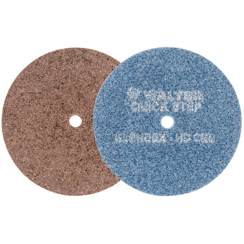 Disque de pr&eacute;paration de surface QUICK-STEP BLENDEX, 5" dia., Grain Extra grossier, Oxyde d'aluminium We Share Industrial Supply