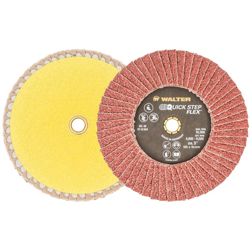QUICK-STEP FLEX, 5" x Type 29, 40 Grit, Aluminum Oxide We Share Industrial Supply