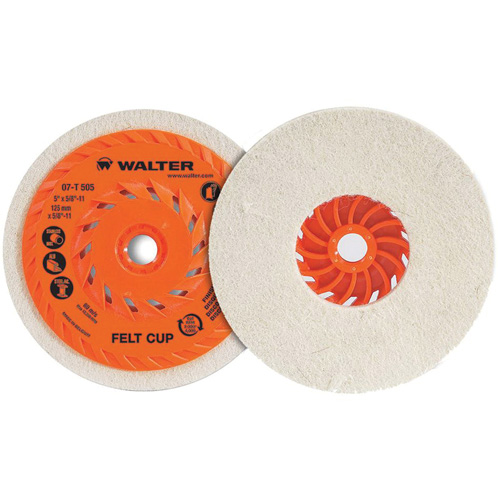 Brosse de polissage, 5" dia. We Share Industrial Supply